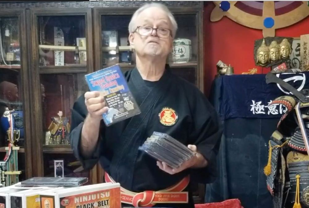 Doshi Richard Van Donk in his Bushindo dojo
